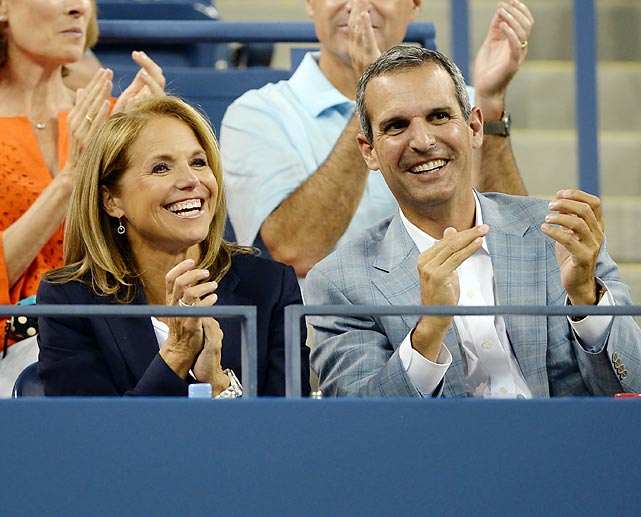 Katie Couric and John Molner